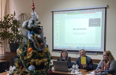 Презентація монографії Mitrofanova Oksana.  «France-Ukraine. Une histoire des relations diplomatiques et militaires - 1991-2023  (Франція-Україна. Історія дипломатичних і військових відносин - 1991-2023). Paris. 2024
